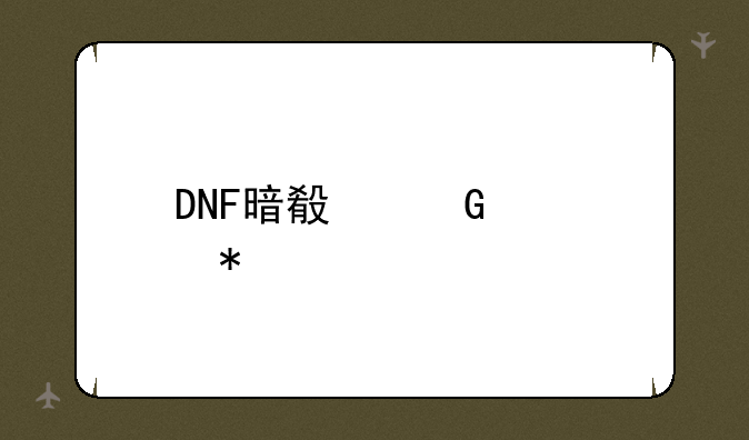 DNF暗殿骑士加点。