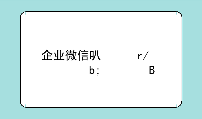 企业微信可以看工资明细吗